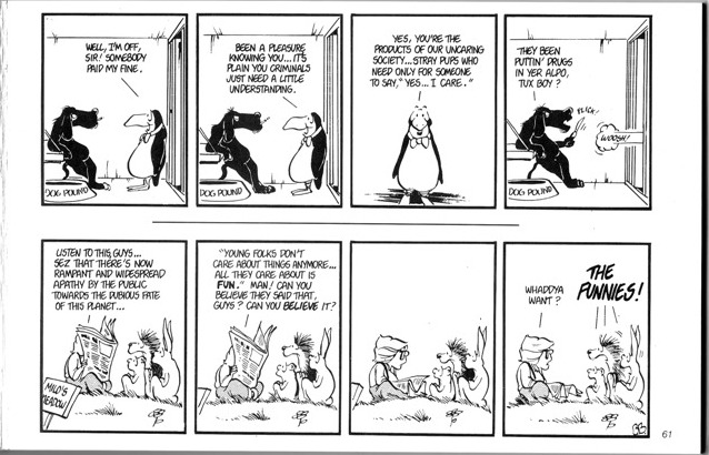 Opus the penguin, of Bloom County | Scatter-shots